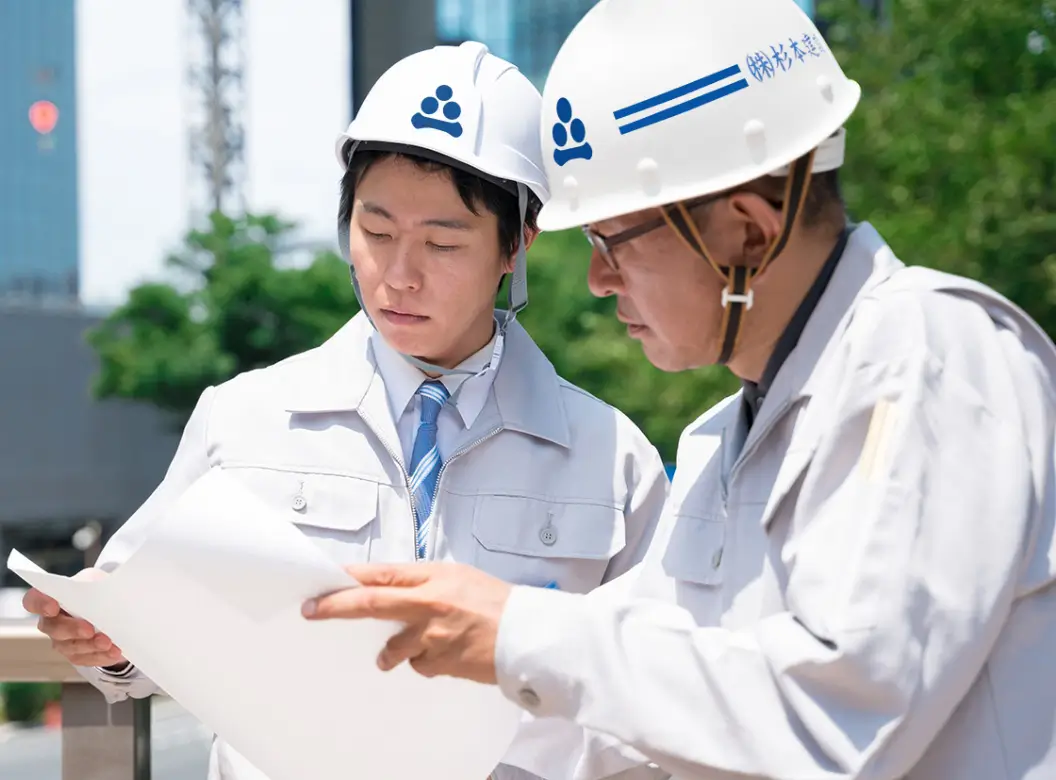 施工現場の画像