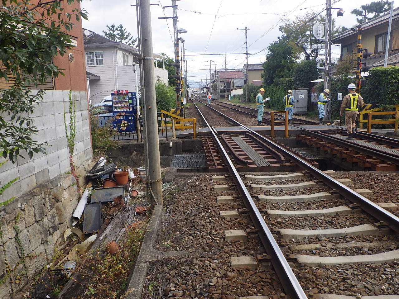 電柱基礎工事打合せ